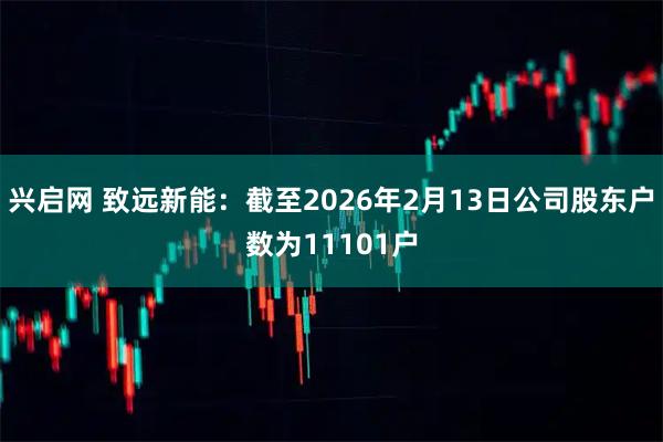 兴启网 致远新能：截至2026年2月13日公司股东户数为11101户